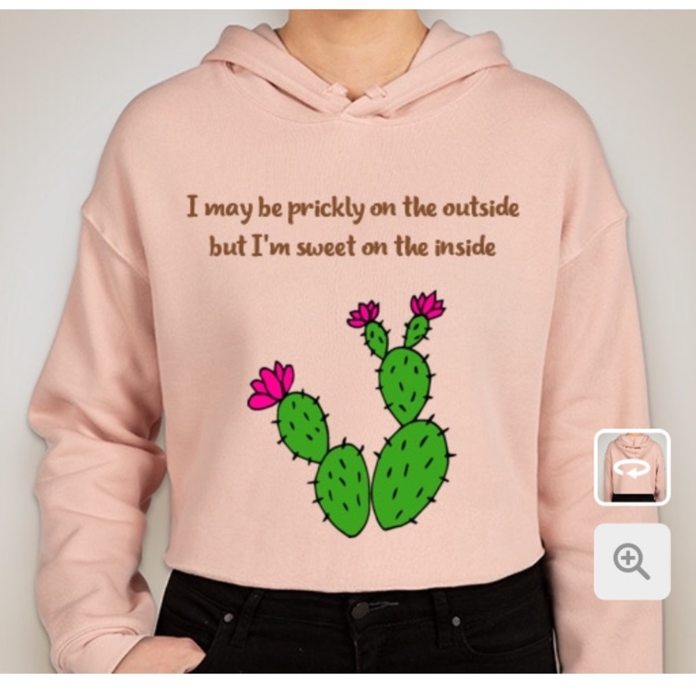 Cactus Hoodie (must buy on custom ink)